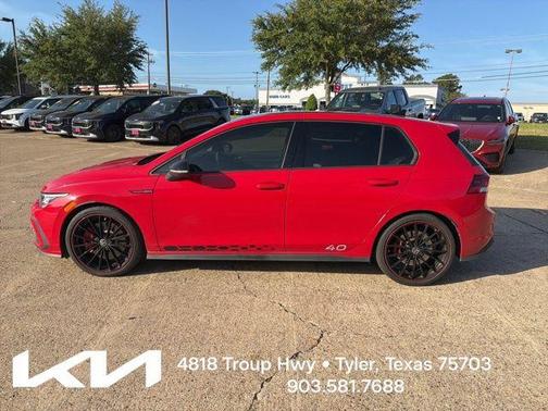 Tornado Red w/ Black Roof 2023 Volkswagen Golf GTI 2.0T 40th Anniversary Edition