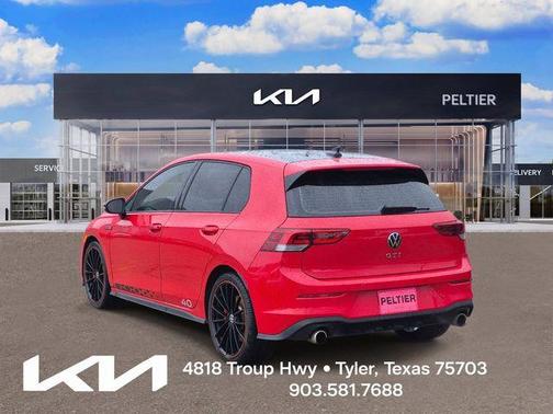 Tornado Red w/ Black Roof 2023 Volkswagen Golf GTI 2.0T 40th Anniversary Edition