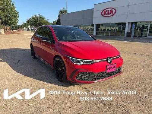 Tornado Red w/ Black Roof 2023 Volkswagen Golf GTI 2.0T 40th Anniversary Edition