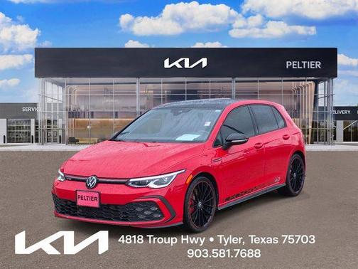 Tornado Red w/ Black Roof 2023 Volkswagen Golf GTI 2.0T 40th Anniversary Edition