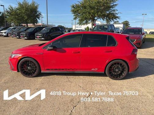 Tornado Red w/ Black Roof 2023 Volkswagen Golf GTI 2.0T 40th Anniversary Edition