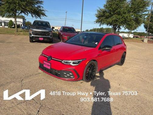 Tornado Red w/ Black Roof 2023 Volkswagen Golf GTI 2.0T 40th Anniversary Edition