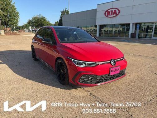 Tornado Red w/ Black Roof 2023 Volkswagen Golf GTI 2.0T 40th Anniversary Edition