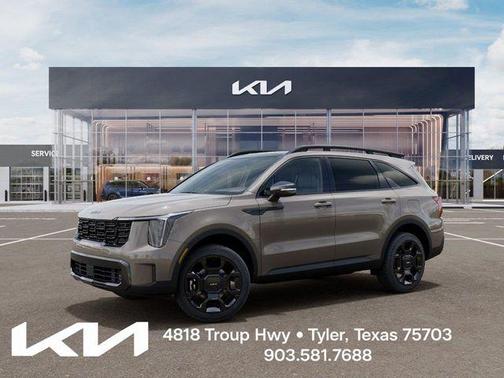 Brown 2026 Kia Sorento X-Line EX