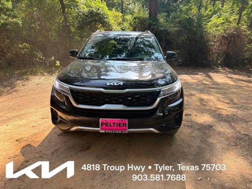 Cherry Black 2022 Kia Seltos S