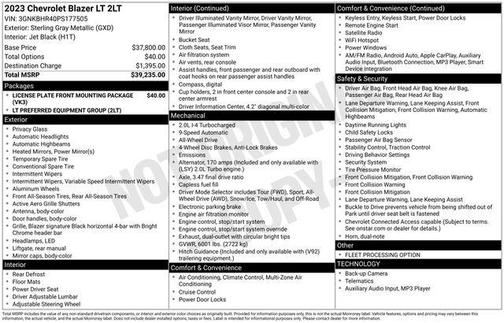 2023 Chevrolet Blazer 2LT