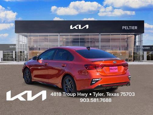 Fire Orange 2020 Kia Forte GT-Line