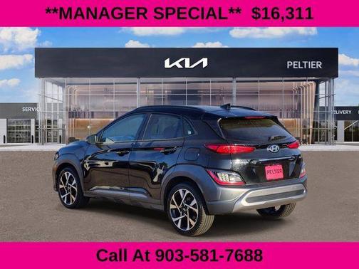 Ultra Black 2022 Hyundai KONA Limited