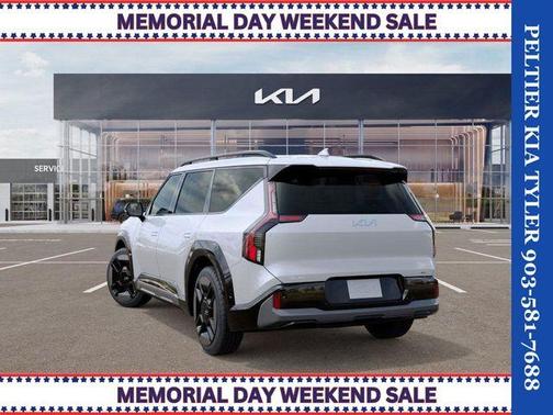 Glacial White Pearl 2026 Kia EV9 GT-Line