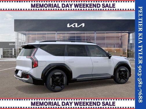 Glacial White Pearl 2026 Kia EV9 GT-Line