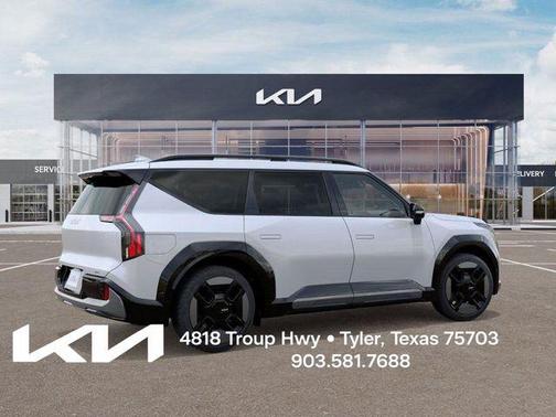 Glacial White Pearl 2026 Kia EV9 GT-Line