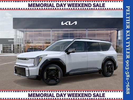 Glacial White Pearl 2026 Kia EV9 GT-Line