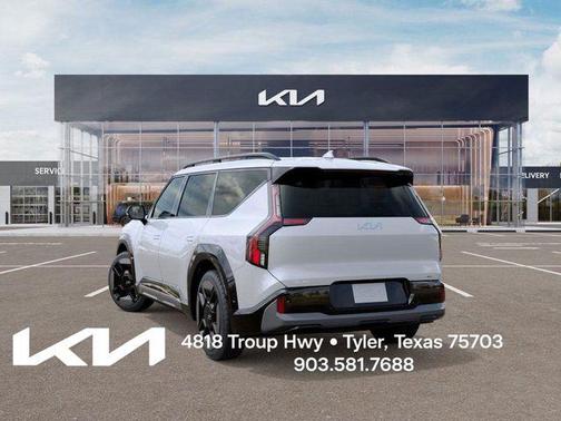 Glacial White Pearl 2026 Kia EV9 GT-Line