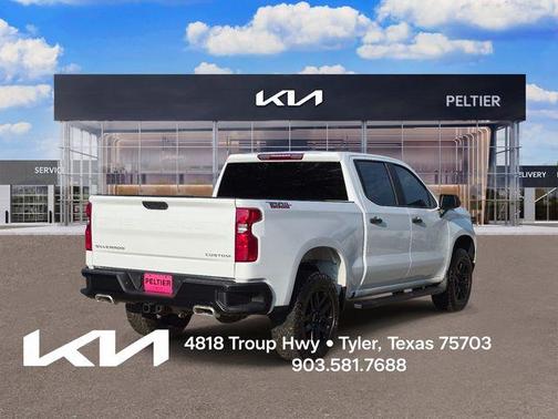 Summit White 2023 Chevrolet Silverado 1500 Custom Trail Boss