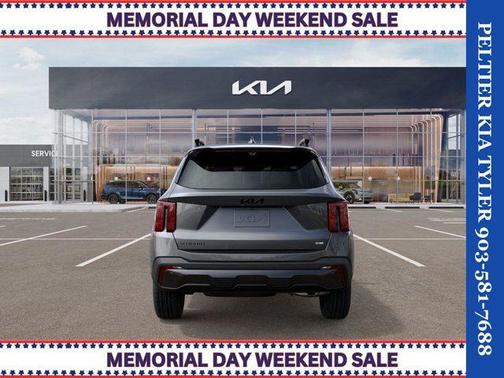 Steel Gray 2026 Kia Sorento Hybrid X-LINE SX PRESTIGE