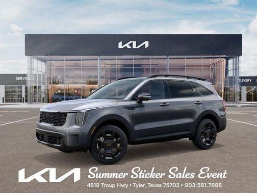 Steel Gray 2026 Kia Sorento Hybrid X-LINE SX PRESTIGE