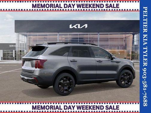 Steel Gray 2026 Kia Sorento Hybrid X-LINE SX PRESTIGE