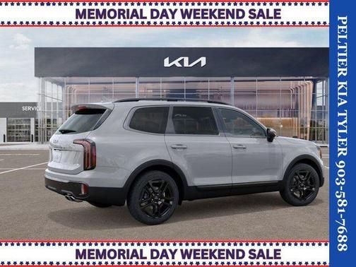 Wolf Gray 2025 Kia Telluride SX X-Line
