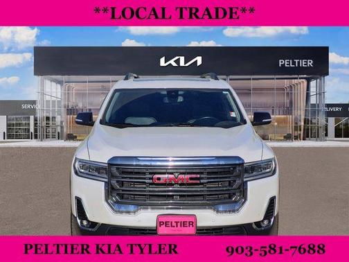 White Frost Tri-Coat 2021 GMC Acadia AT4