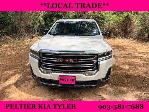 White Frost Tri-Coat 2021 GMC Acadia AT4