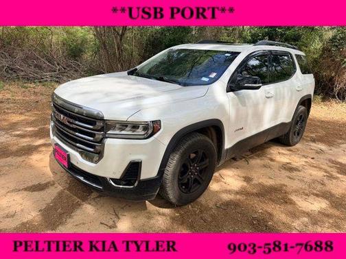White Frost Tri-Coat 2021 GMC Acadia AT4