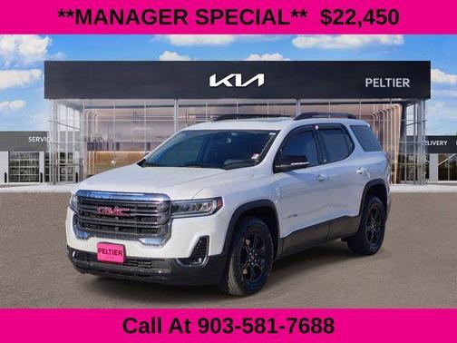 White Frost Tri-Coat 2021 GMC Acadia AT4