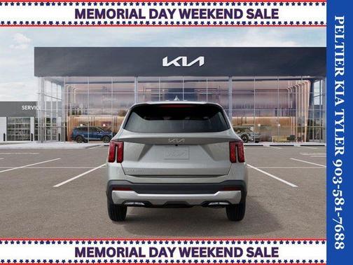 Ivory Silver 2026 Kia Sorento LX
