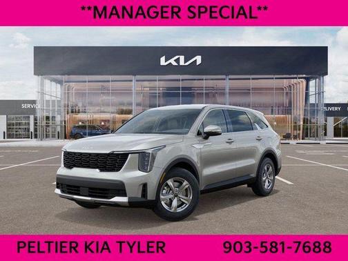 Ivory Silver 2026 Kia Sorento LX