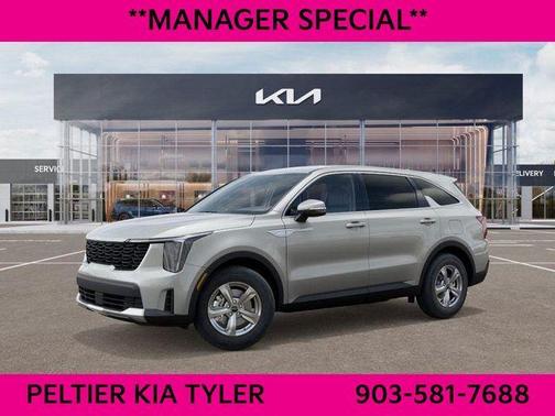 Ivory Silver 2026 Kia Sorento LX