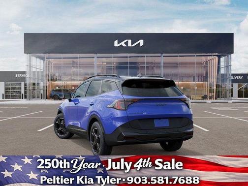 Blue / Black 2026 Kia Sportage X-Pro Prestige