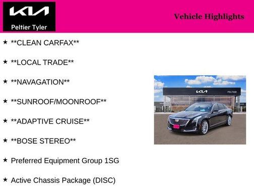 Black Raven 2018 Cadillac CT6 3.0L Twin Turbo Premium Luxury