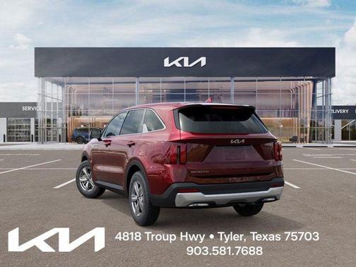 Red 2025 Kia Sorento LX