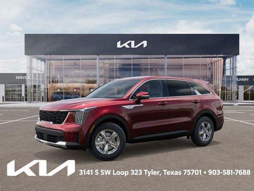 Red 2025 Kia Sorento LX
