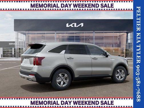 Ivory Silver 2026 Kia Sorento LX