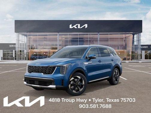Mineral Blue 2026 Kia Sorento Hybrid EX