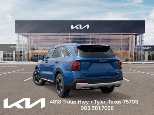 Mineral Blue 2026 Kia Sorento Hybrid EX