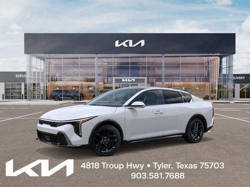 Snow White Pearl 2025 Kia K4 GT-Line Turbo