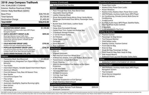 2018 Jeep Compass Trailhawk