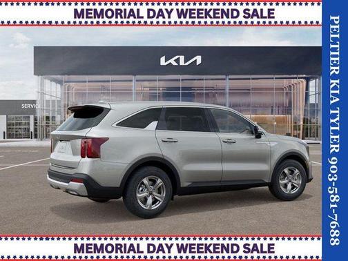 Ivory Silver 2026 Kia Sorento LX