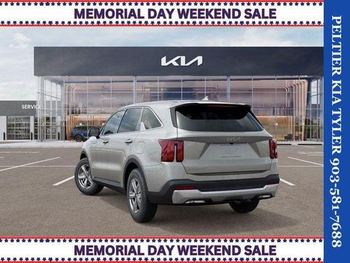 Ivory Silver 2026 Kia Sorento LX