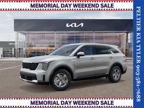 Ivory Silver 2026 Kia Sorento LX