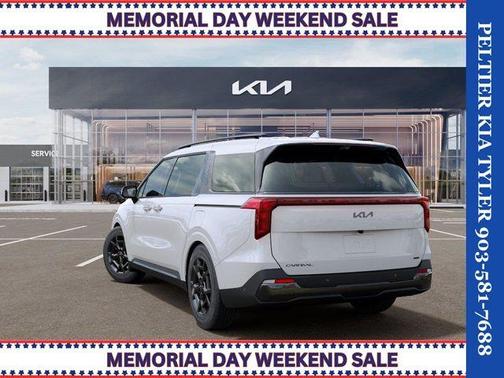Snow White Pearl 2026 Kia Carnival Hybrid SX