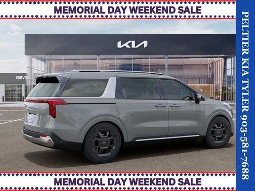 Ceramic Silver 2026 Kia Carnival Hybrid SX