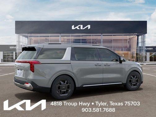 Ceramic Silver 2026 Kia Carnival Hybrid SX