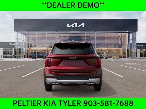 Red 2025 Kia Sorento LX