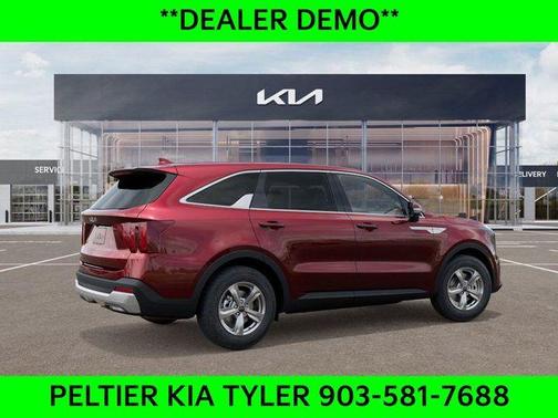 Red 2025 Kia Sorento LX