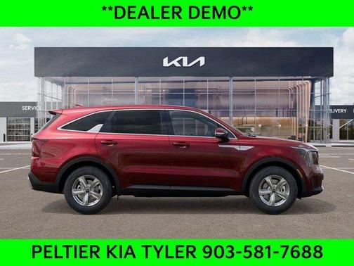 Red 2025 Kia Sorento LX