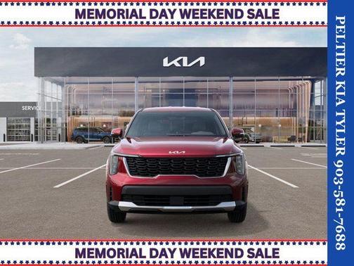 Red 2025 Kia Sorento LX