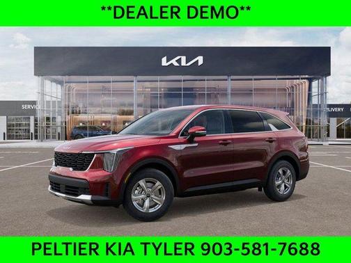 Red 2025 Kia Sorento LX