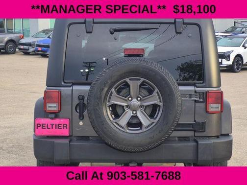 Granite Crystal Clearcoat Metallic 2017 Jeep Wrangler Unlimited Sport